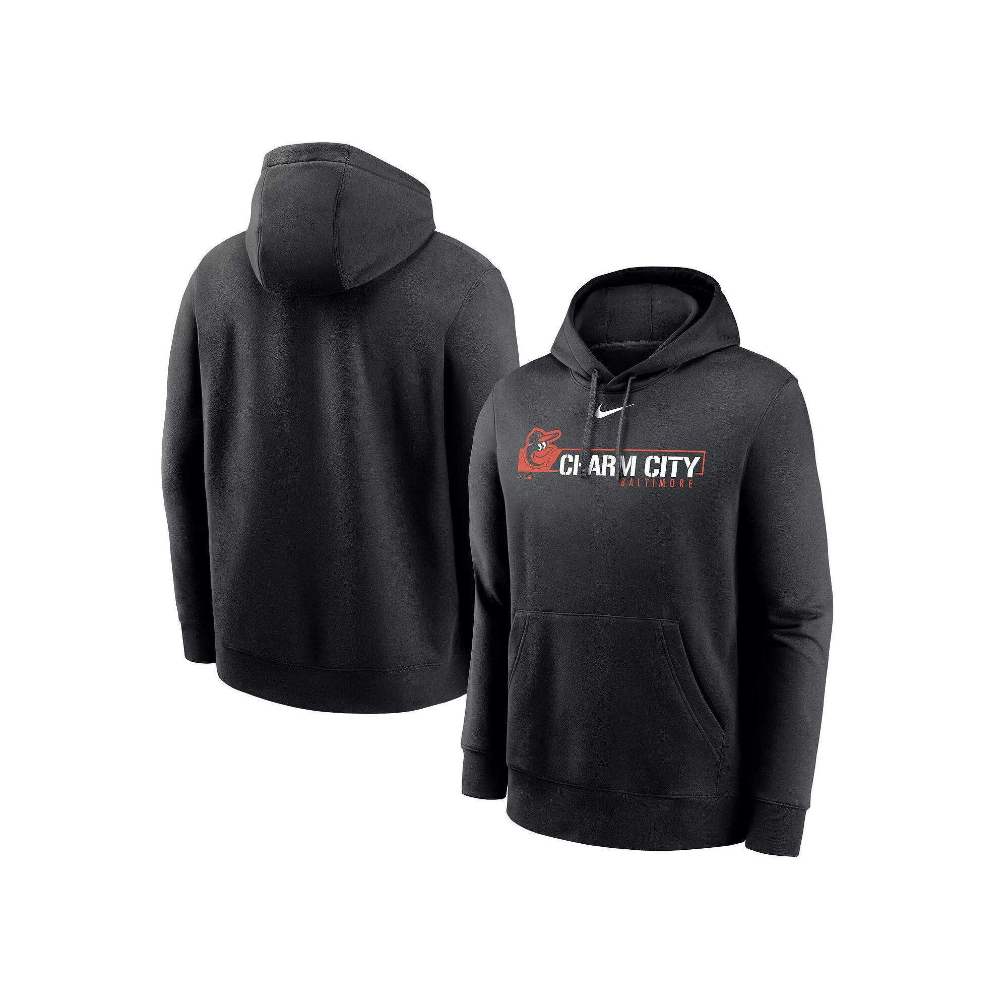 Men's Nike Black Baltimore Orioles Local Club Pullover Hoodie,  Product Image