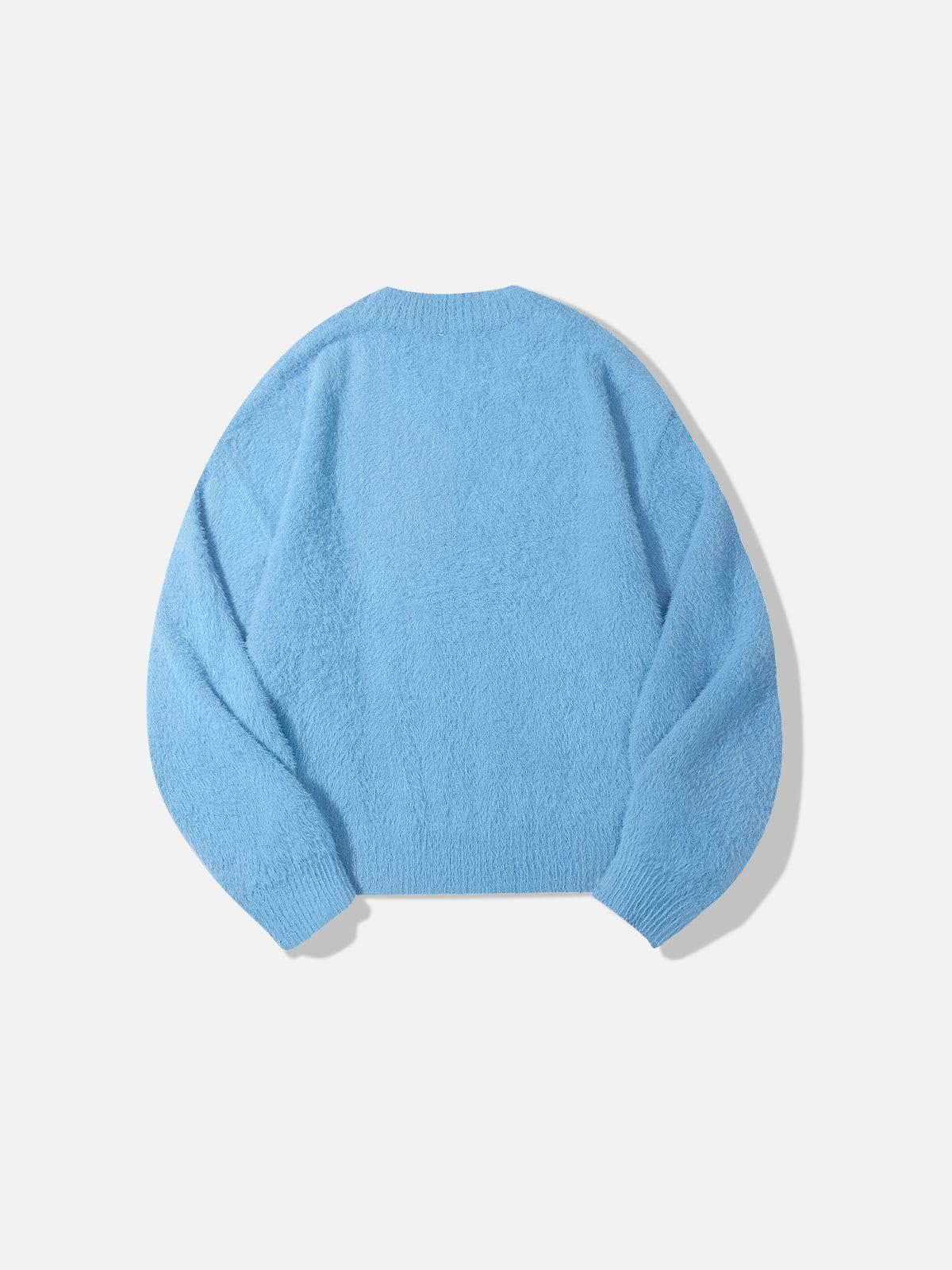 Aelfric Eden Apple Graphic Cropped Sweater Female Product Image