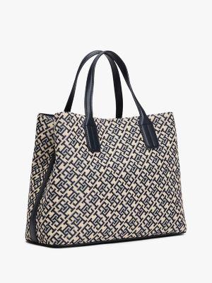 Jacquard Monogram Logo Crossbody Satchel Product Image
