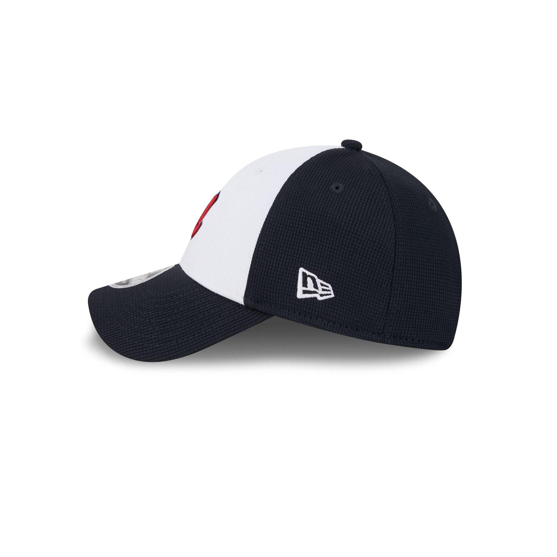 Atlanta Braves 2025 Batting Practice White 9FORTY Stretch-Snap Hat Male Product Image