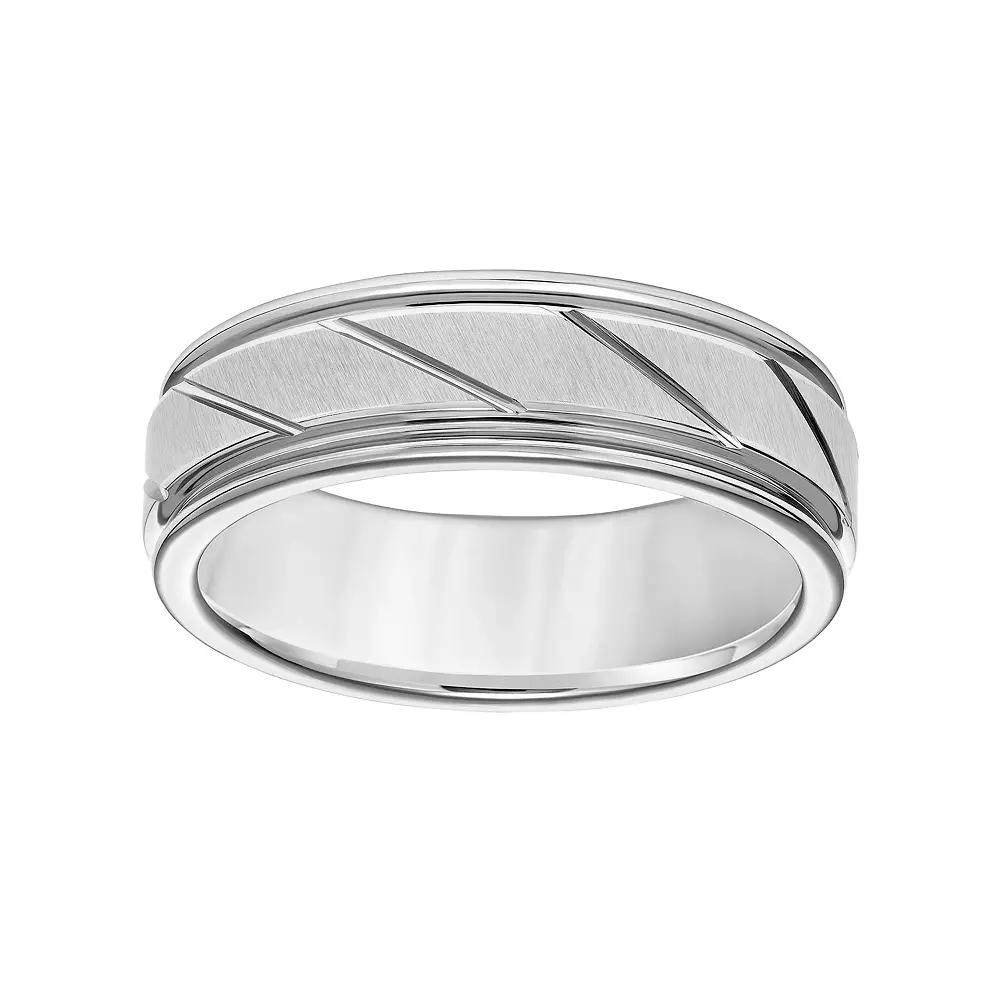AXL Tungsten Carbide Men's Wedding Band, Size: 11, Grey Product Image
