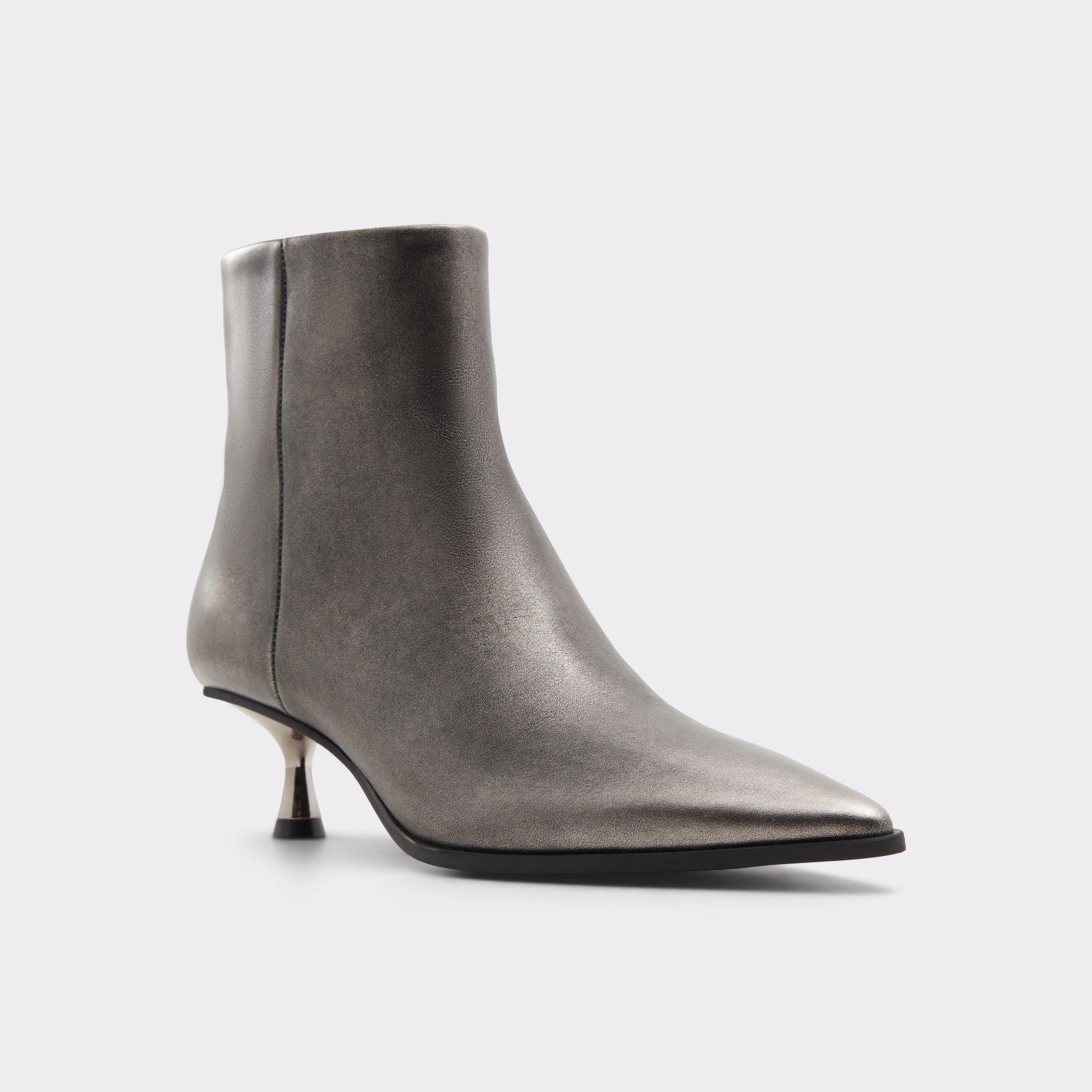 ALDO Emmalie - Women's Ankle Boot - Grey, Size 8.5 Product Image