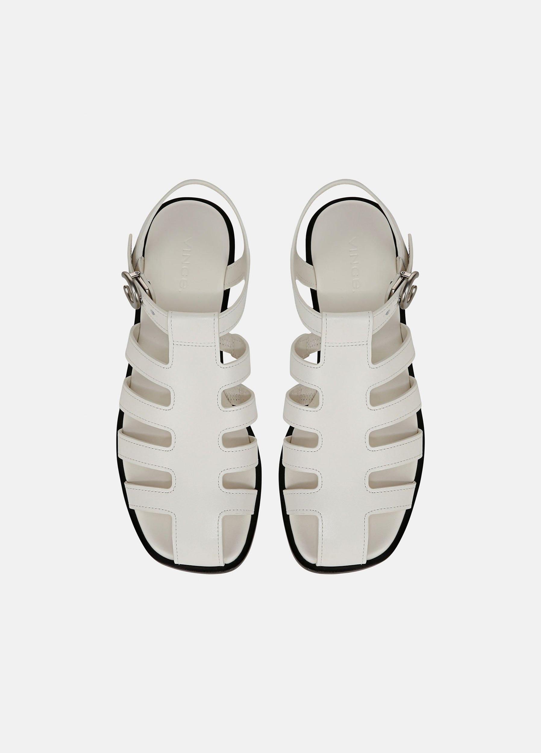 Ines Leather Slingback Flat Product Image