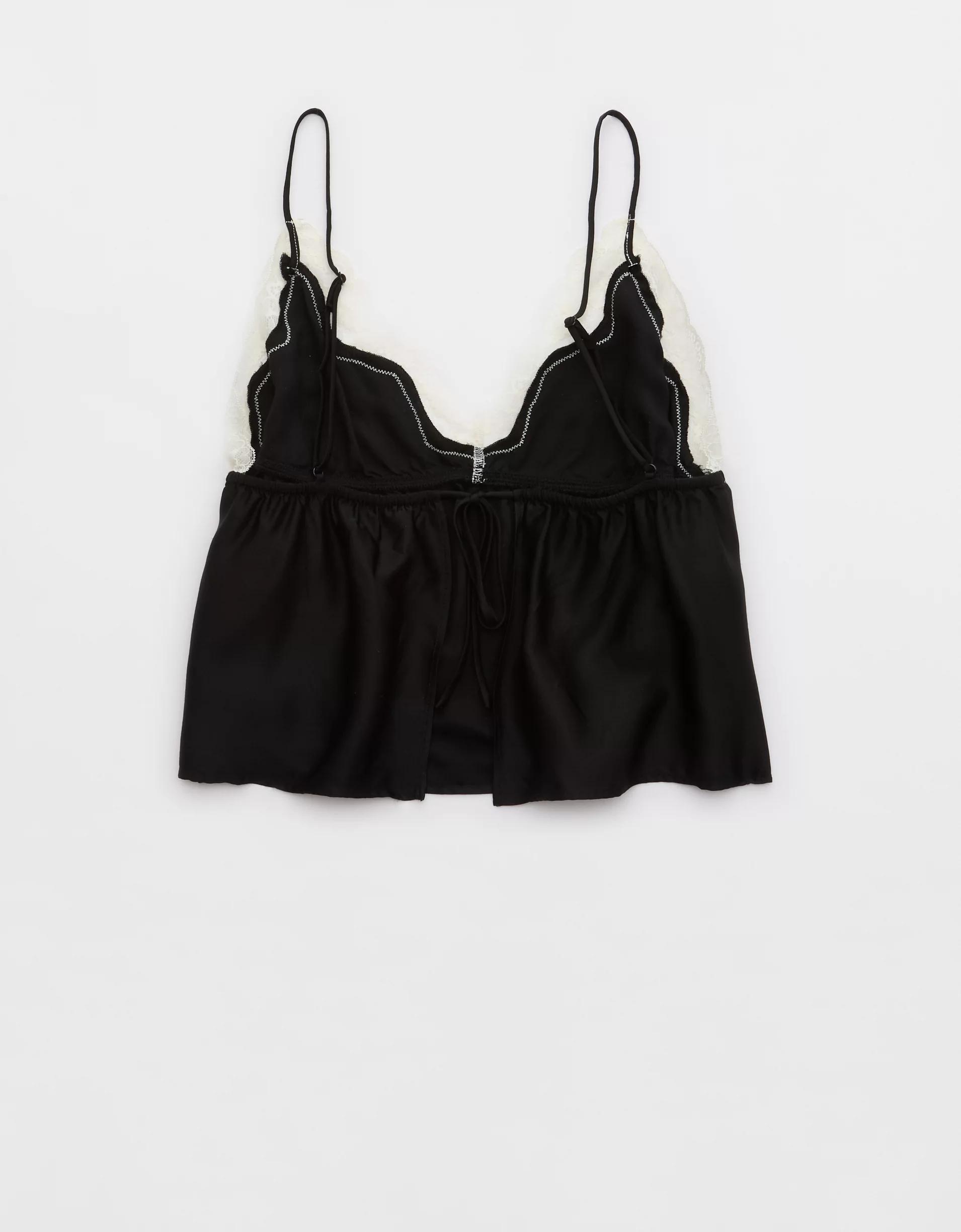 Aerie Off-Duty Satin Flirty Tank Product Image