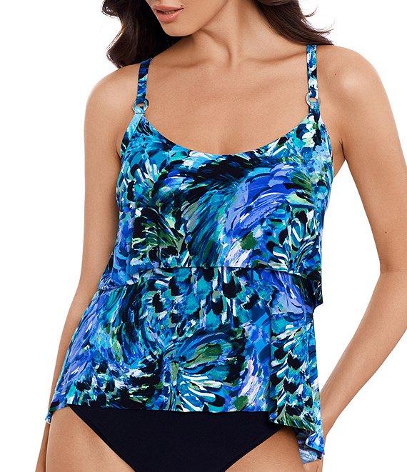 Magicsuit Solid Jersey Brief Shirred Swim Bottom Product Image