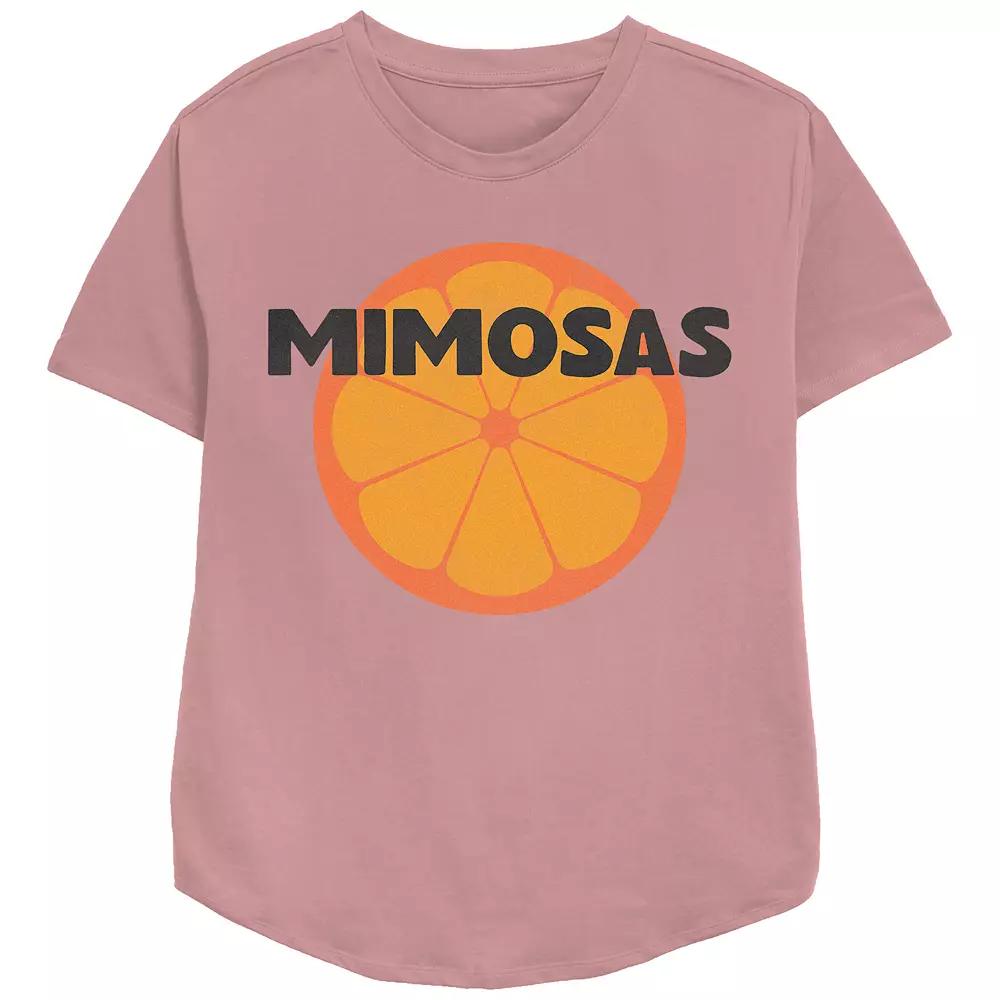Women's Mimosas Relaxed Fit Graphic Tee,  Product Image