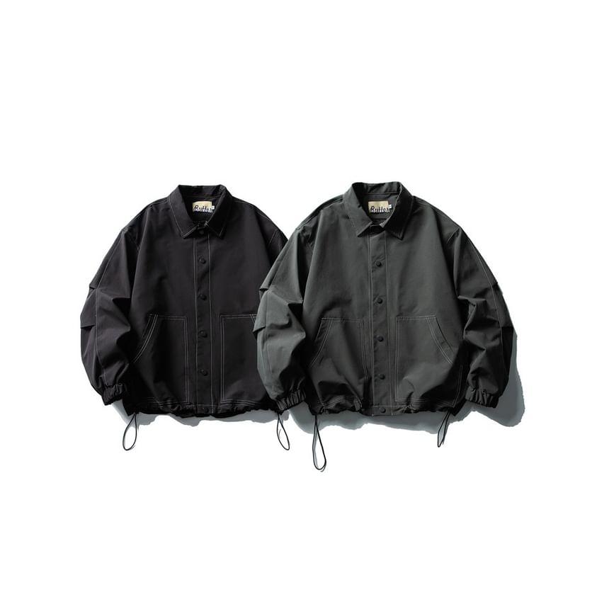 Stitched Overfit Polo Jacket Product Image