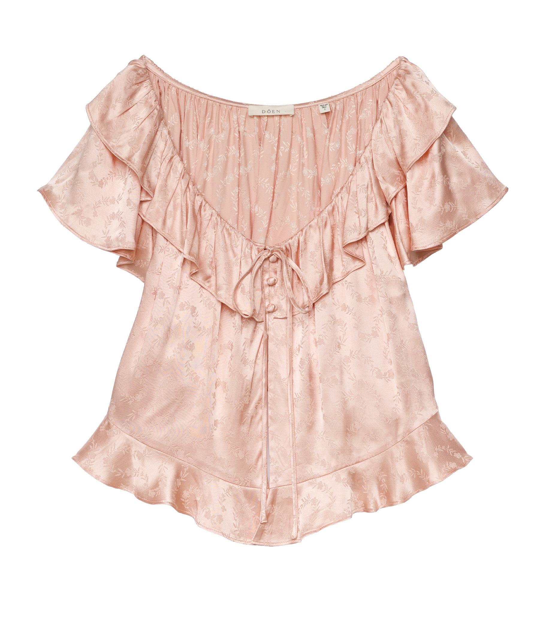 FIORENZA SKIRT -- PEACH SORBET Product Image