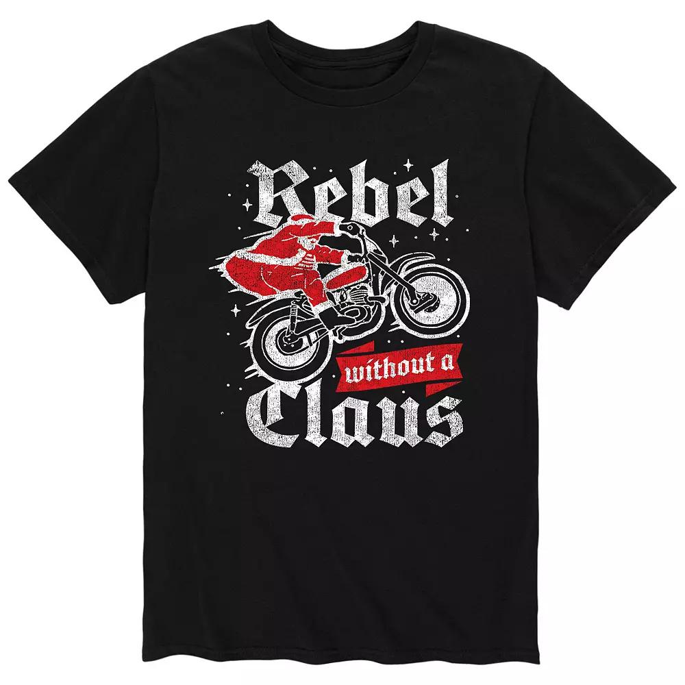 Men's Rebel Without A Claus Tee,  Product Image