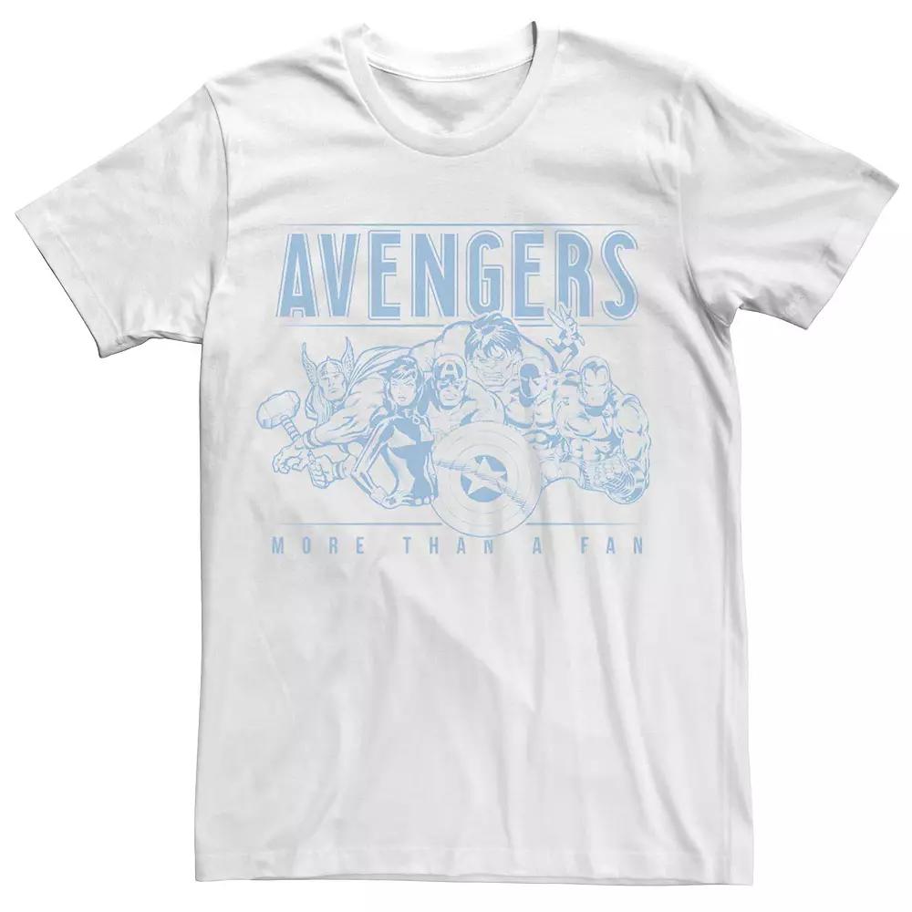 Men's Marvel's The Avengers More Than A Fan Retro Group Tee,  Product Image
