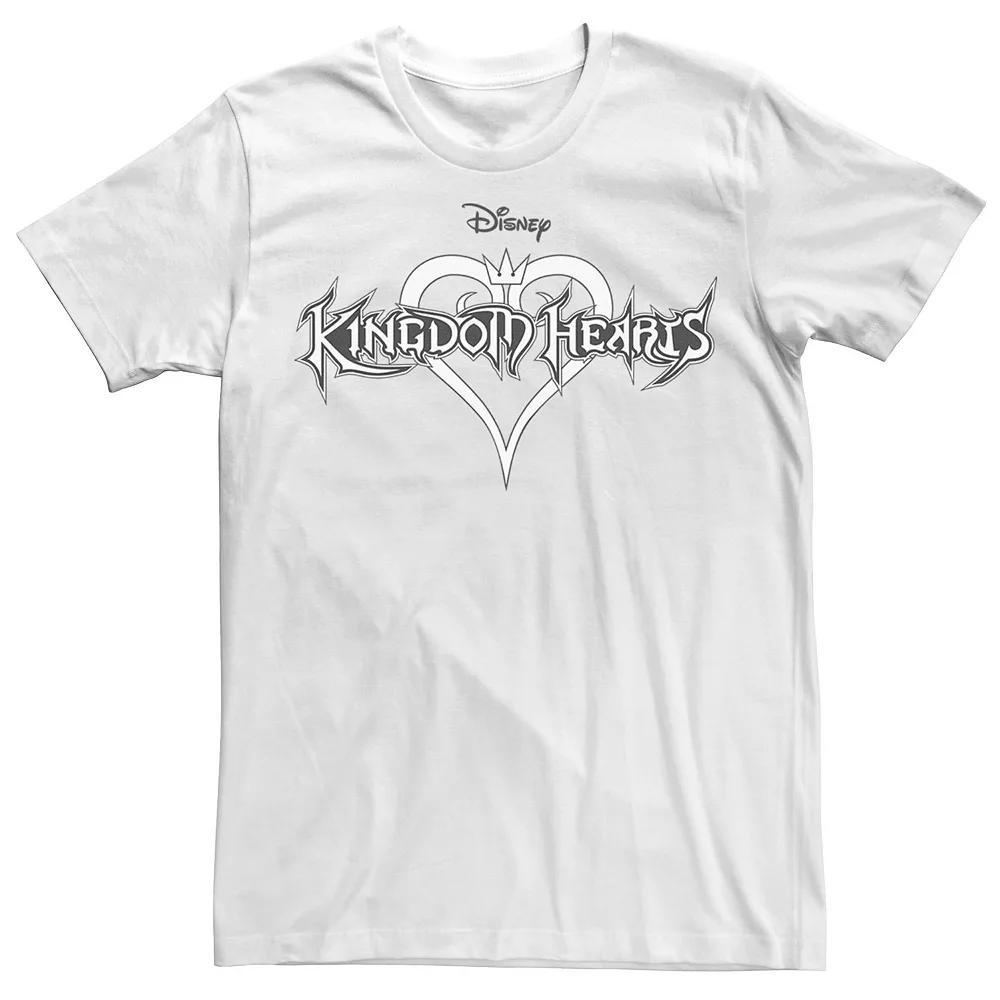Big & Tall Disney Kingdom Hearts White Logo Tee, Men's,  Product Image
