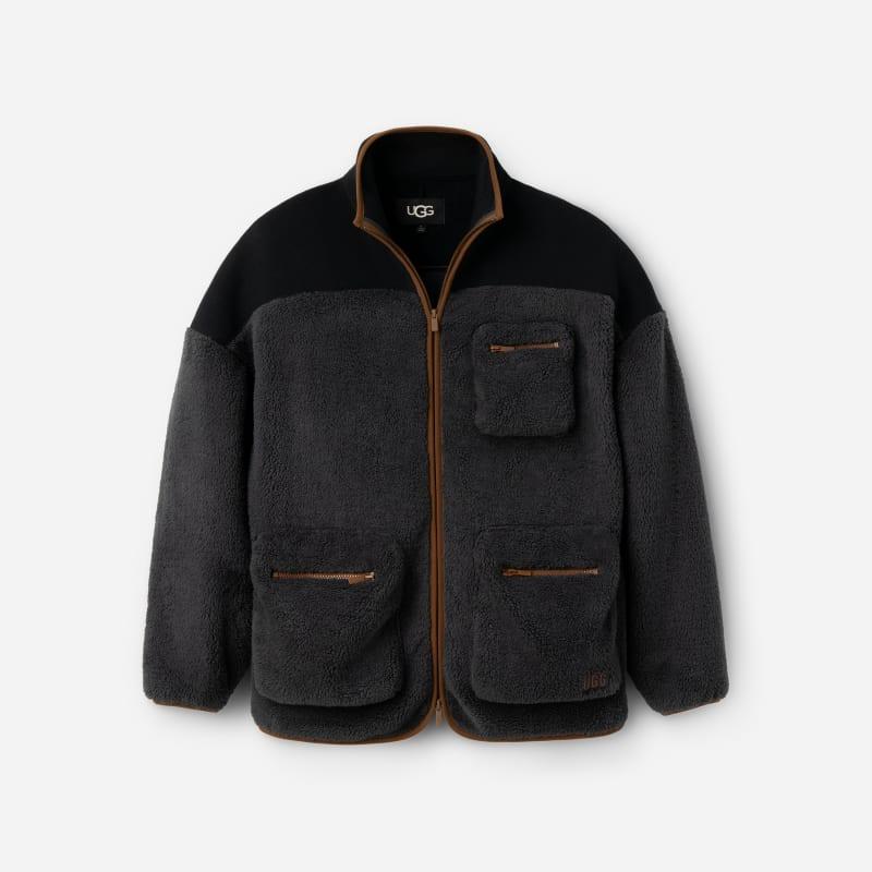 UGG Womens Nyisha UGGfluff Jacket Terry Cloth/Fleece/Recycled Materials Product Image