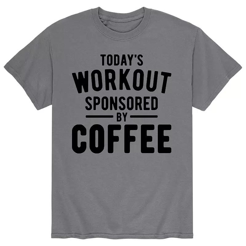 Men's Todays Workout Sponsored By Coffee Tee,  Product Image