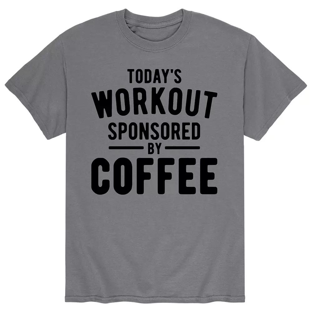 Men's Todays Workout Sponsored By Coffee Tee,  Product Image