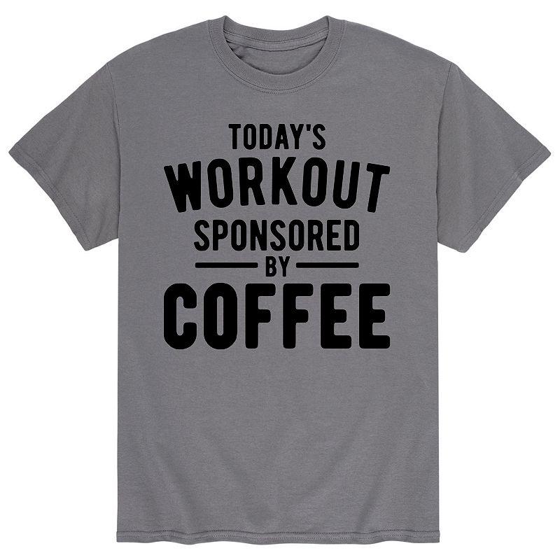 Men's Todays Workout Sponsored By Coffee Tee,  Product Image