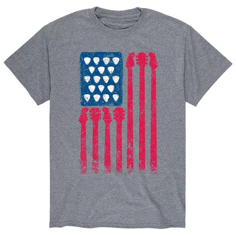 Men's Guitar American Flag Tee,  Product Image
