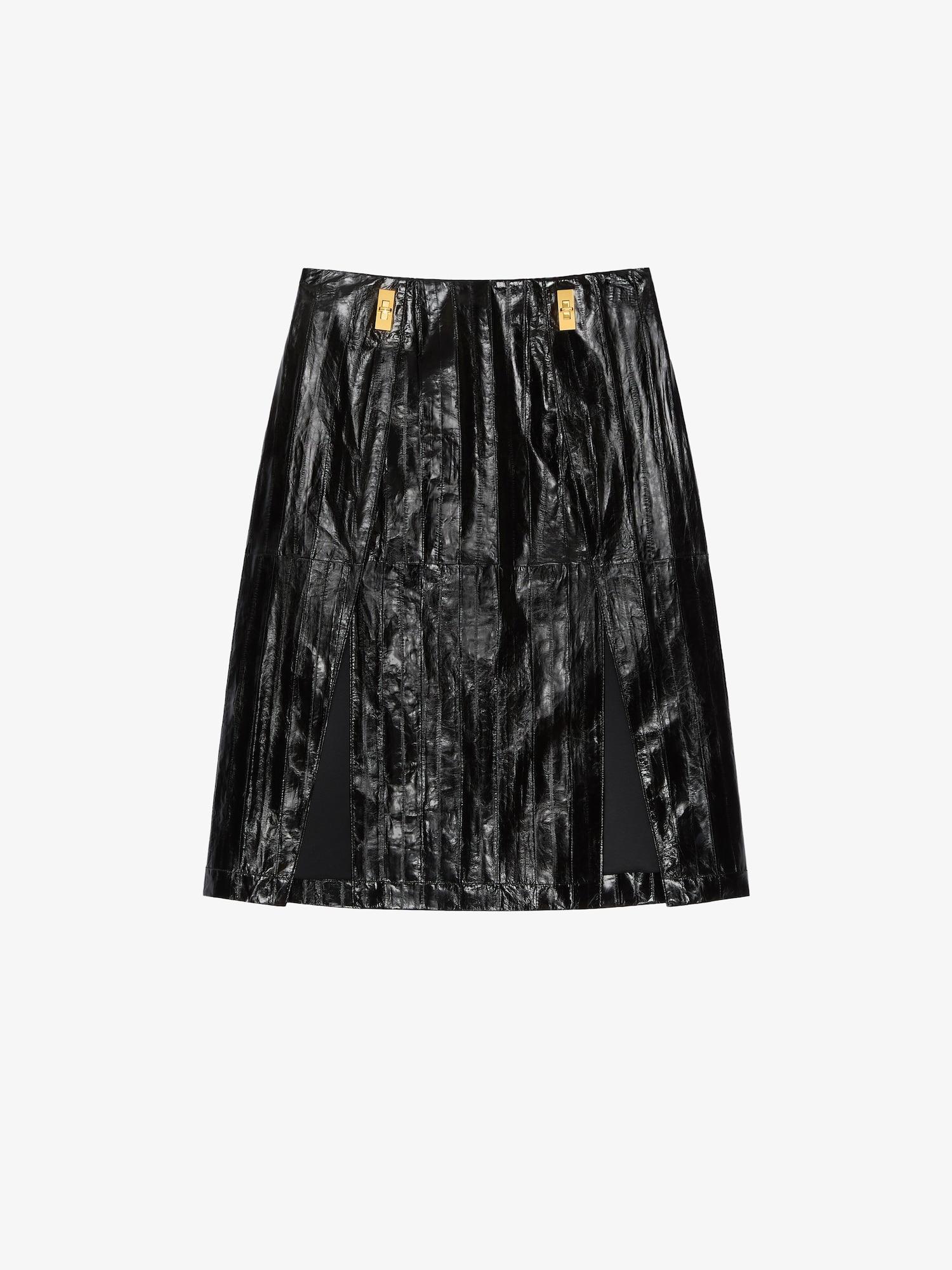 Skirt in leather Product Image