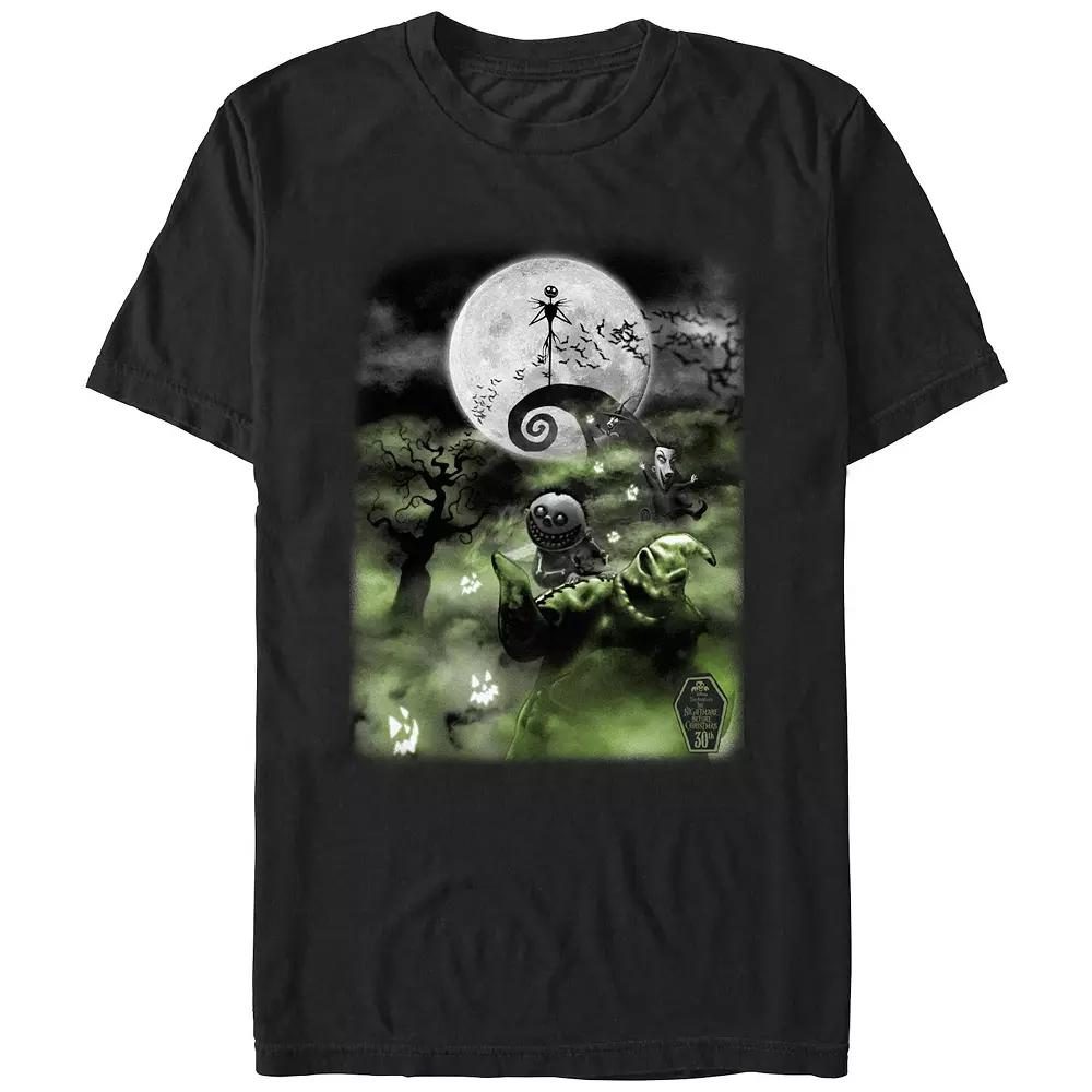 Disney's The Nightmare Before Christmas Scary Night Men's Graphic Tee, Size: XL, Black Product Image