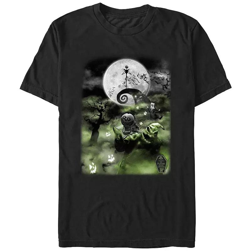 Disney's The Nightmare Before Christmas Scary Night Men's Graphic Tee, Size: XL, Black Product Image