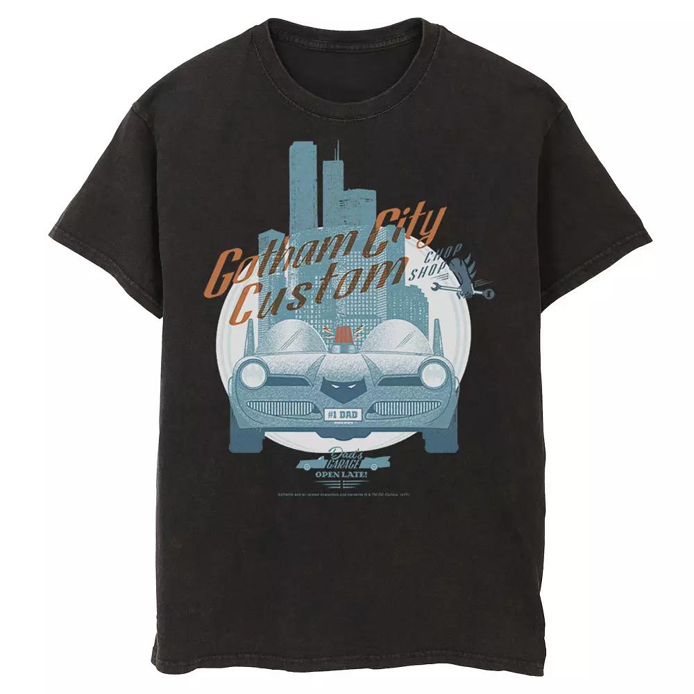 Men's DC Comics Gotham City Customs Shop Poster Tee,  Product Image
