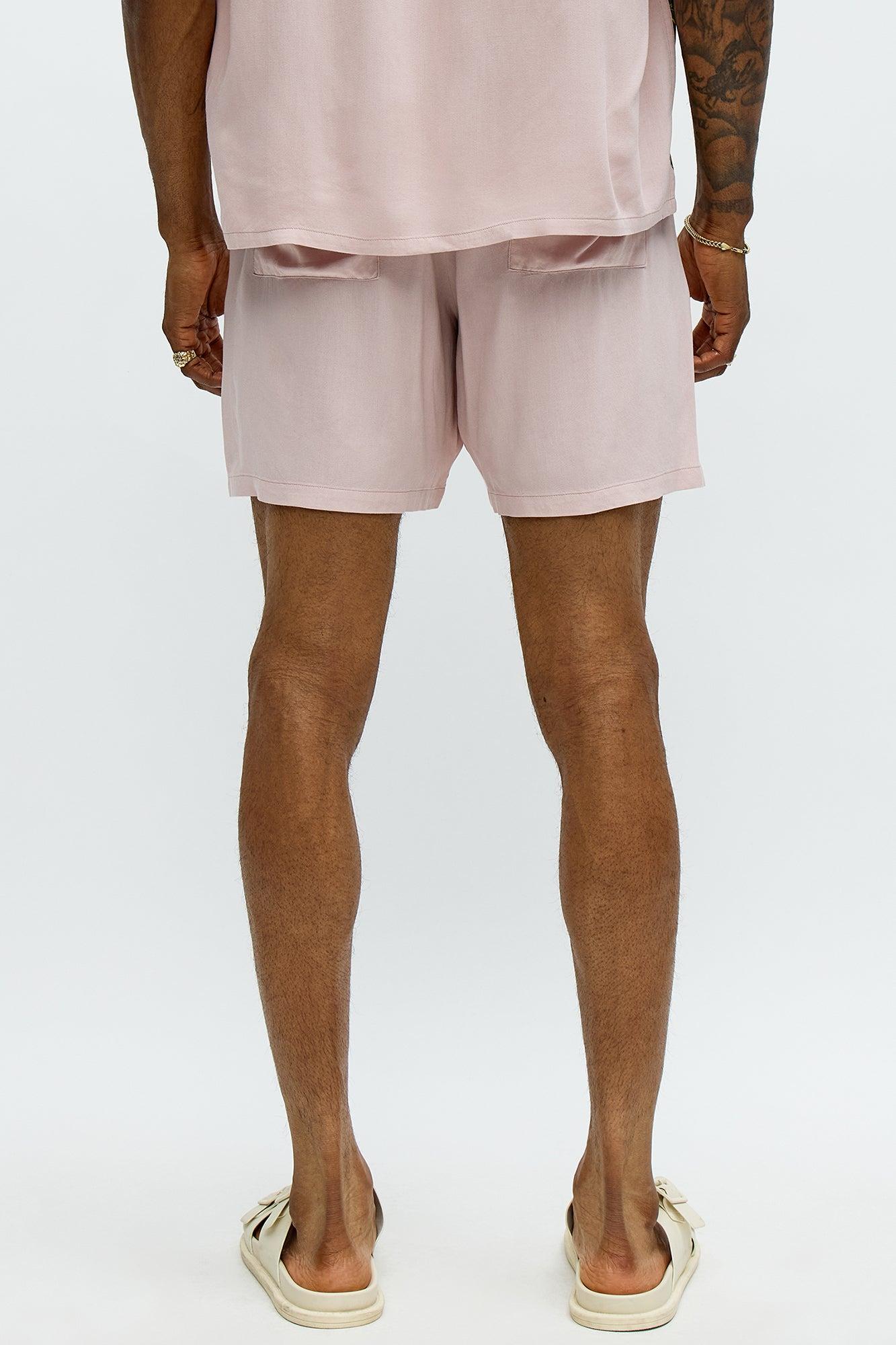 Paradise Set Relaxed Drawstring Short - Pink Male Product Image