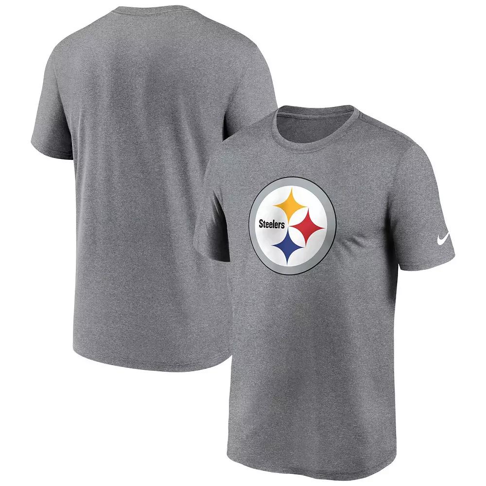 Men's Nike Heather Charcoal Pittsburgh Steelers,  Product Image