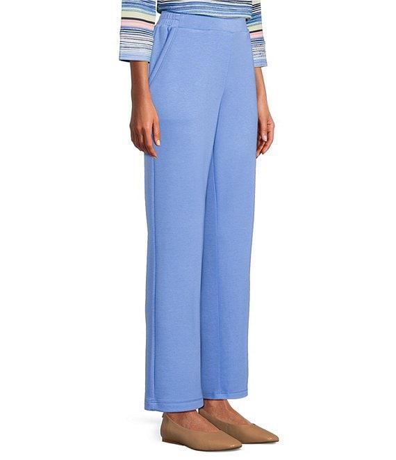 Allison Daley Pull-On Waist Straight Leg Knit Pants Product Image