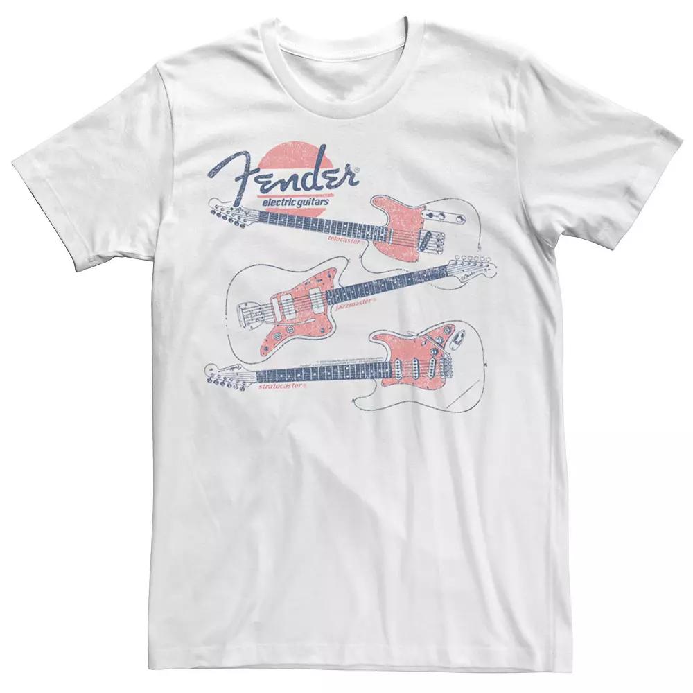 Men's Fender Vintage Guitars Graphic Tee,  Product Image