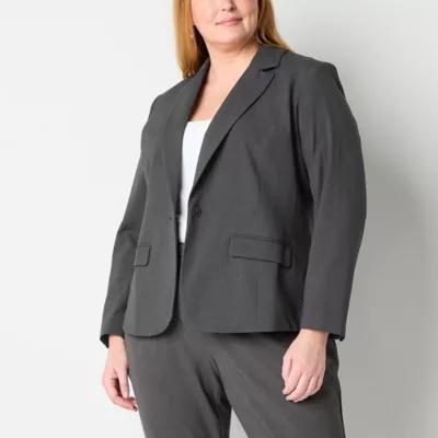 Liz Claiborne Kate Womens Classic Fit Plus Blazer Product Image