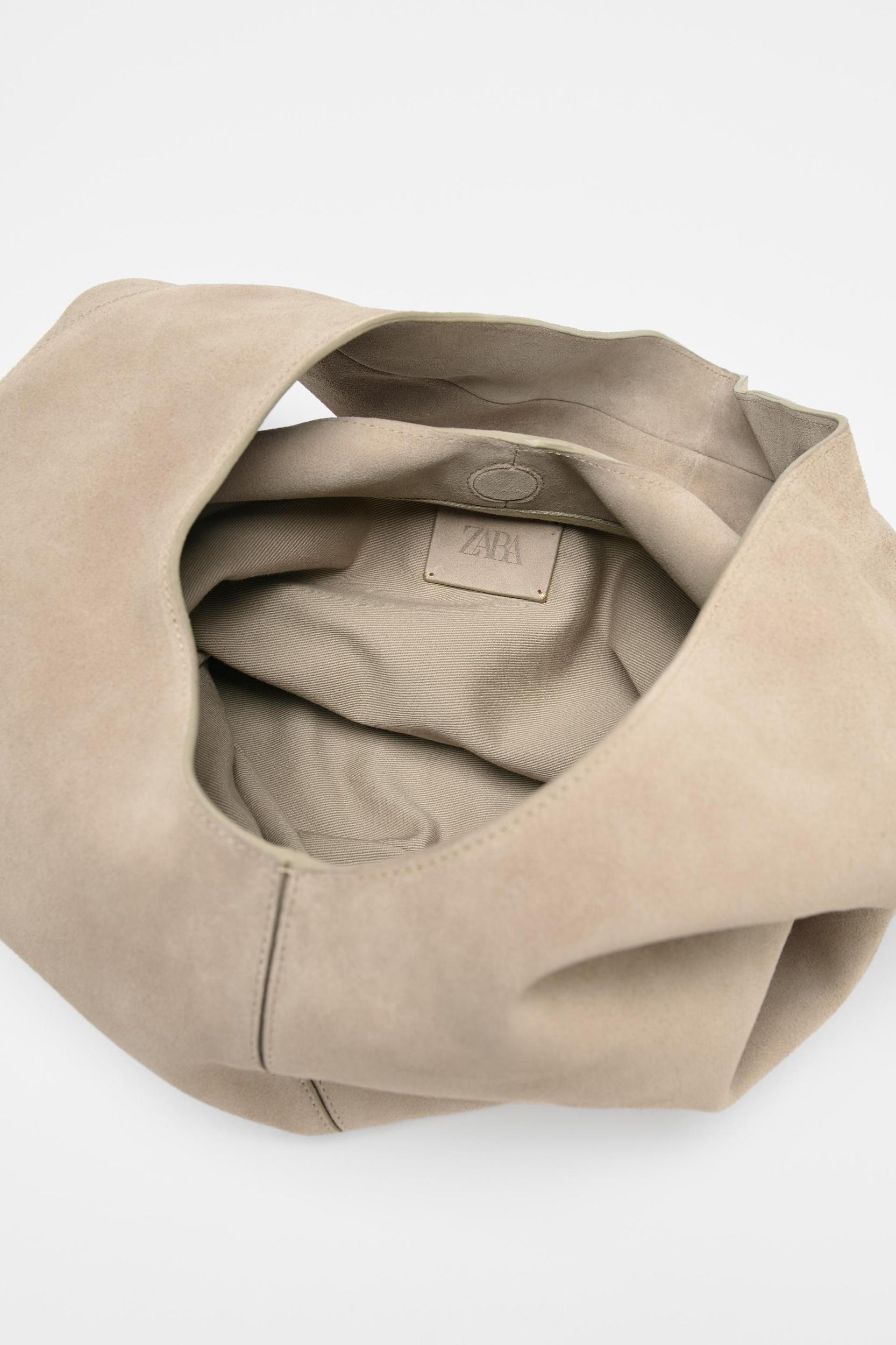 SPLIT LEATHER SHOULDER BAG Product Image