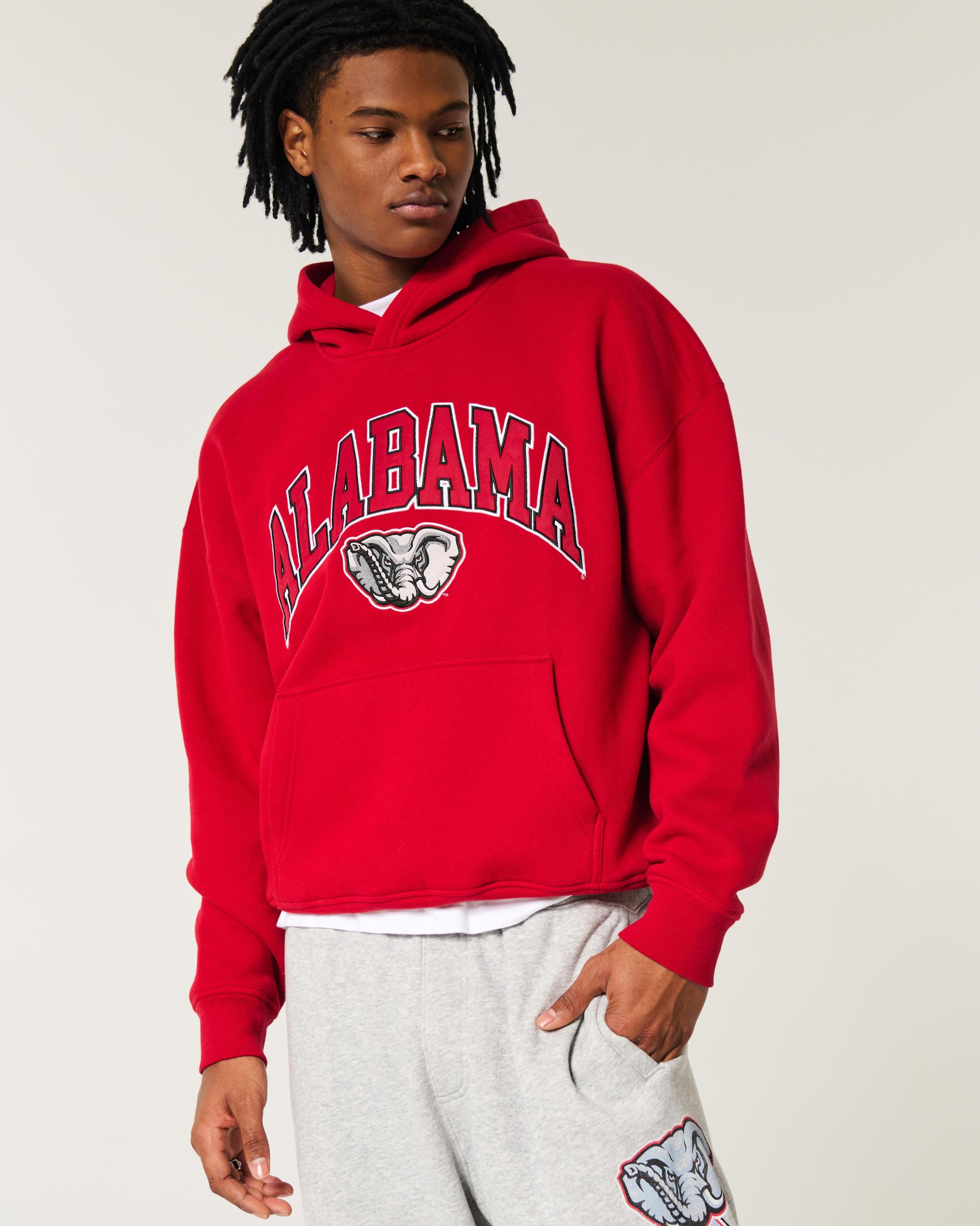 Boxy UConn Graphic Hoodie Product Image