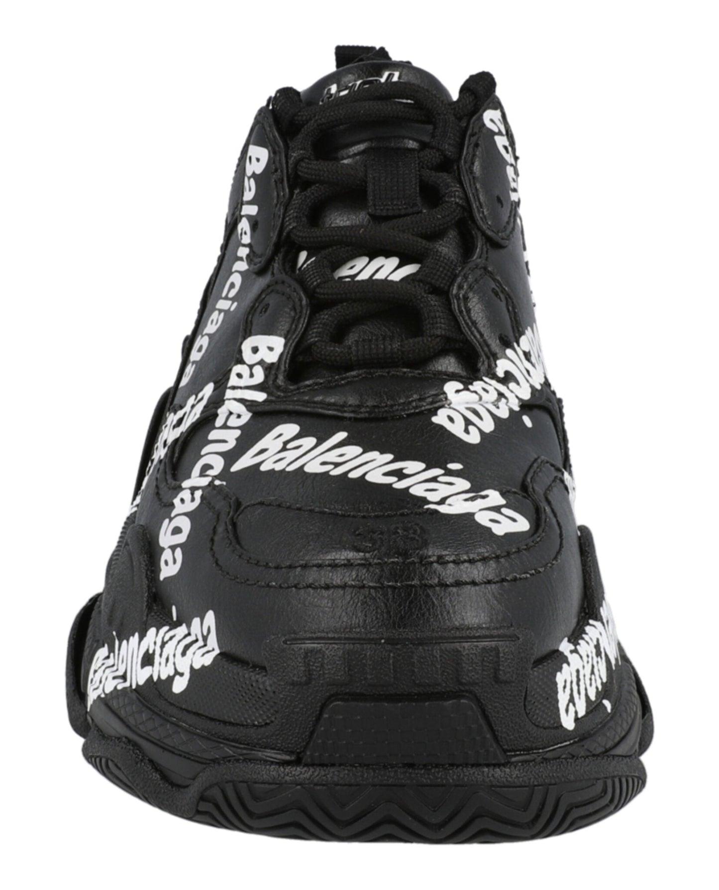 Balenciaga Triple S Logotype Sneakers Product Image