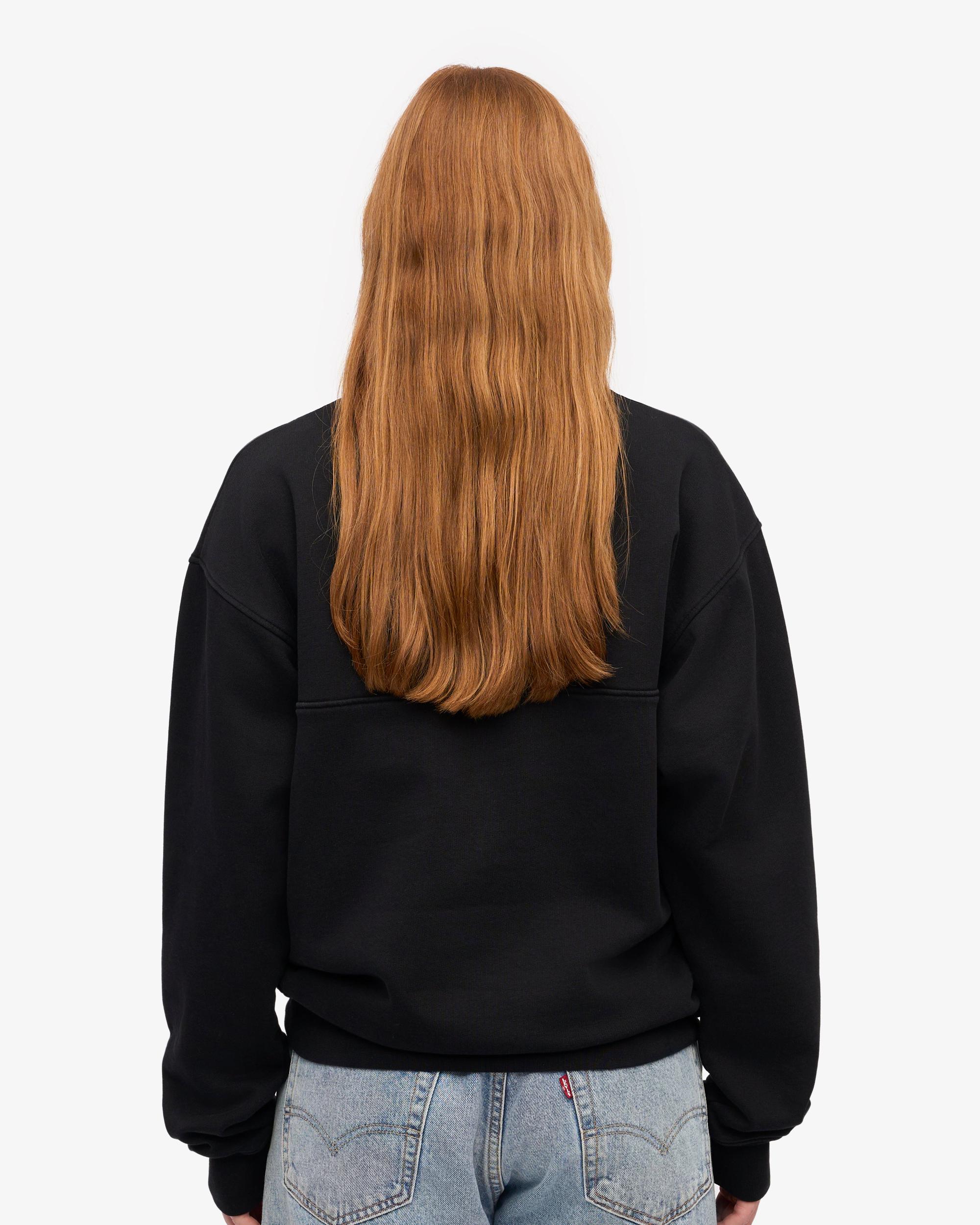 Organic Quarter Zip - Deep Black Product Image