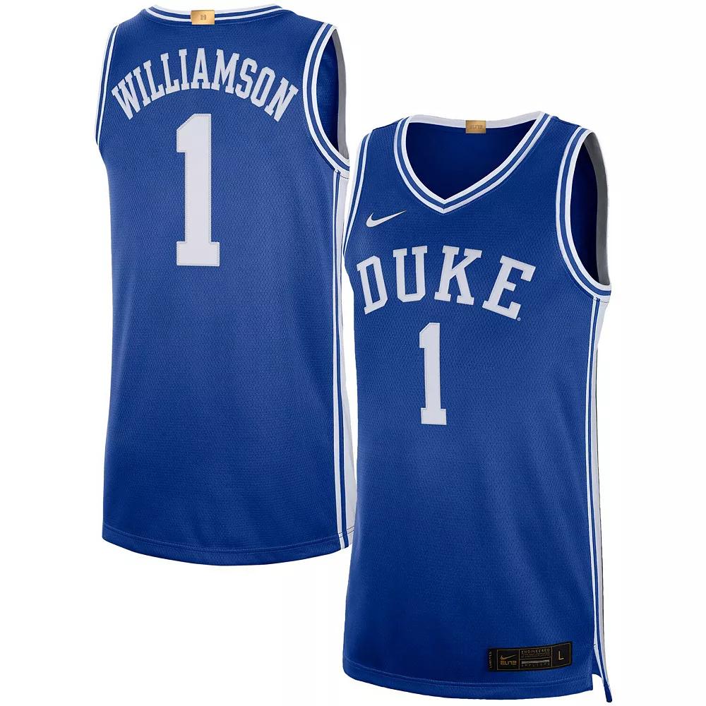 Men's Nike Zion Williamson Royal Duke Blue Devils Alumni Player Limited Basketball Jersey,  Product Image