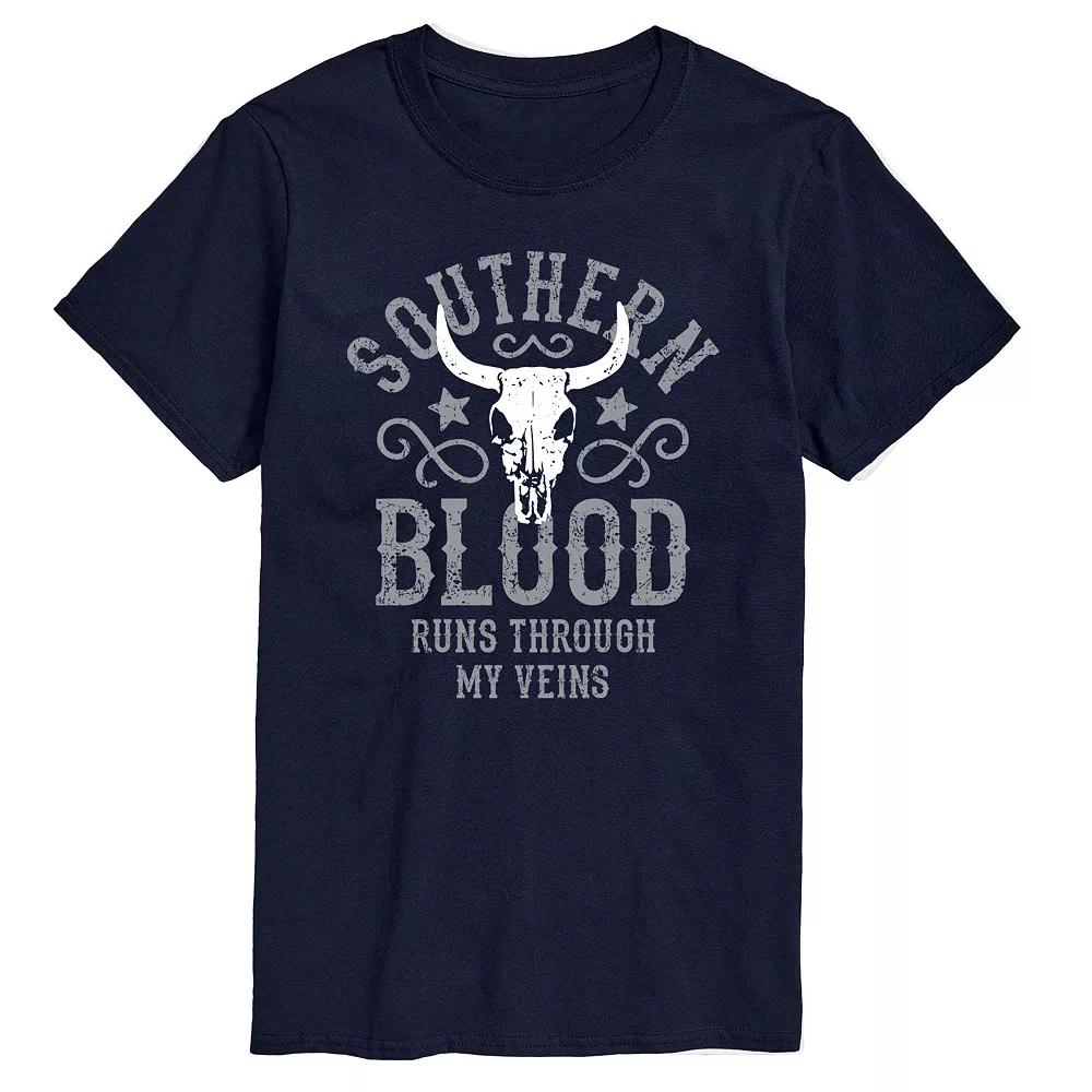 Big & Tall Southern Blood Graphic Tee, Men's,  Product Image