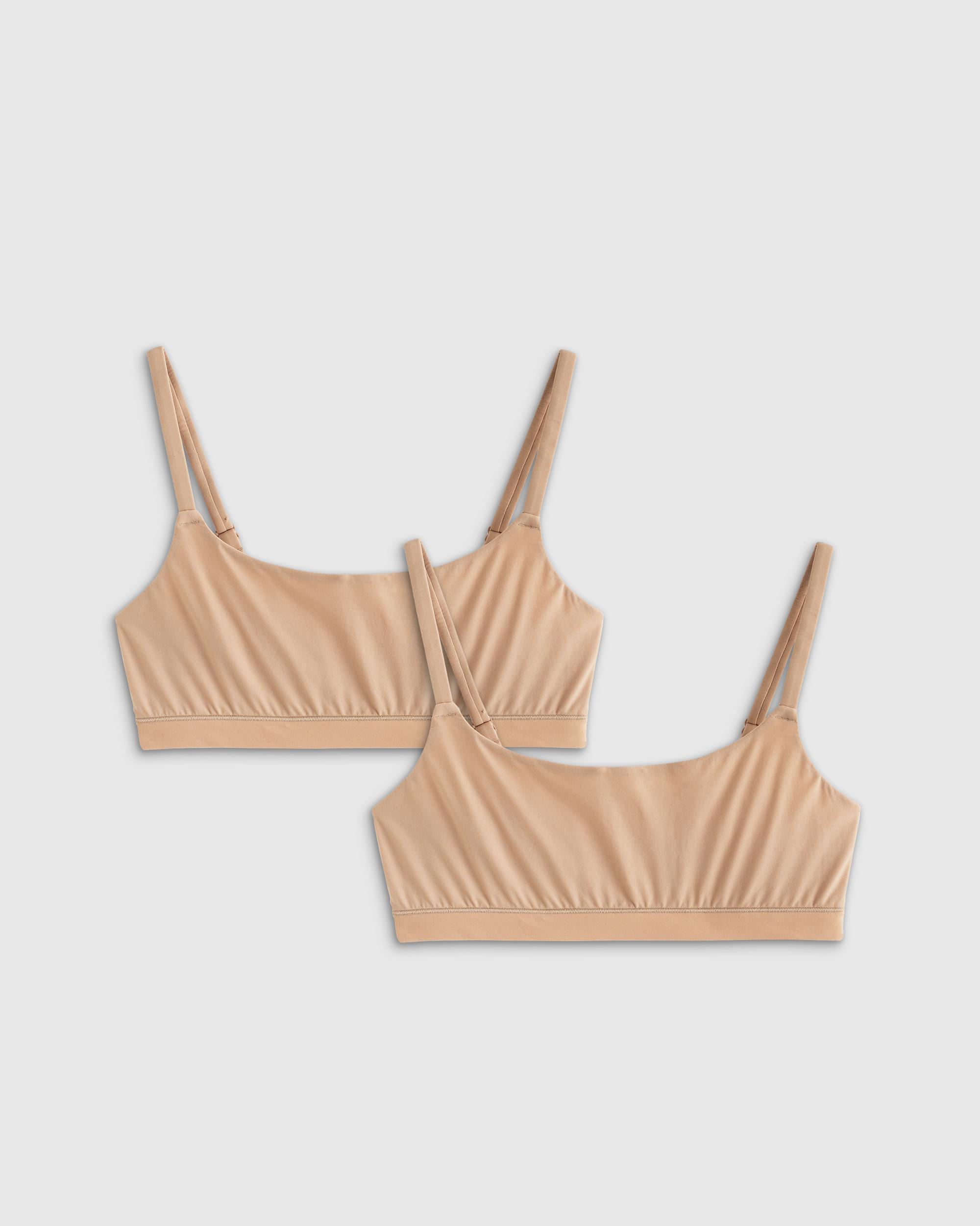 Quince | Women's Second Skin Scoop Neck Bralette Nylon/Spandex Product Image