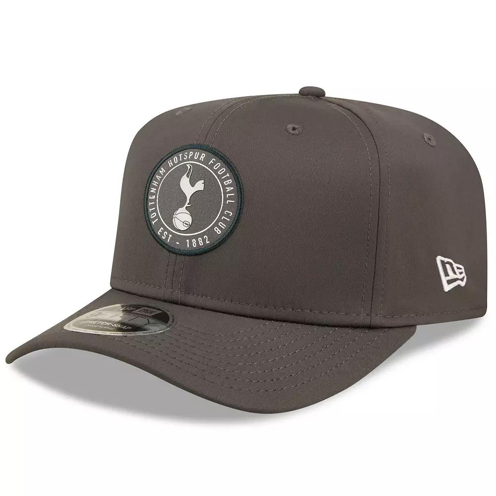 Men's New Era Gray Tottenham Hotspur Iridescent Stretch Snap 9FIFTY Snapback Hat,  Product Image