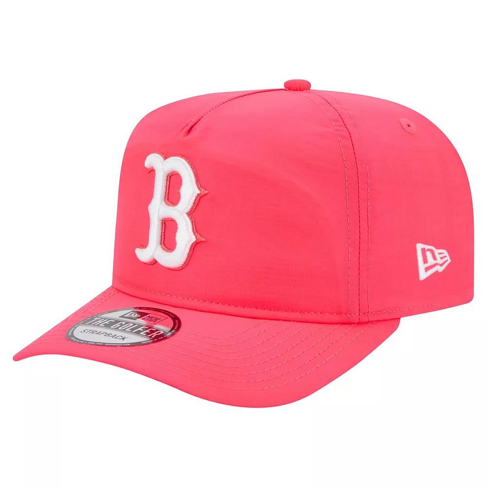 Men's New Era  Pink Boston Red Sox Everyday Golfer Adjustable Hat Product Image