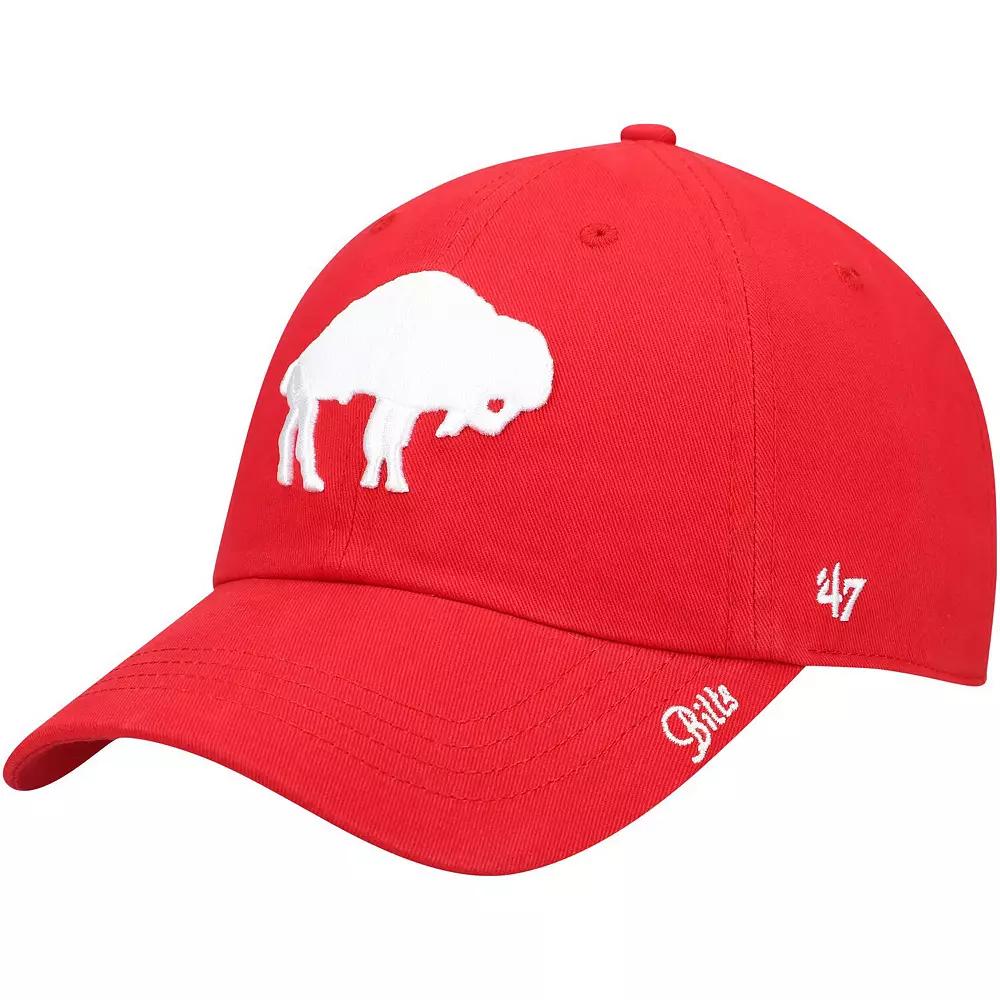 Women's '47 Red Buffalo Bills Miata Clean Up Legacy Adjustable Hat Product Image