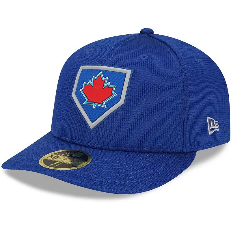 Mens New Era Royal Toronto Blue Jays 2022 Clubhouse Alternate Logo Low Profile 59FIFTY Fitted Hat Product Image