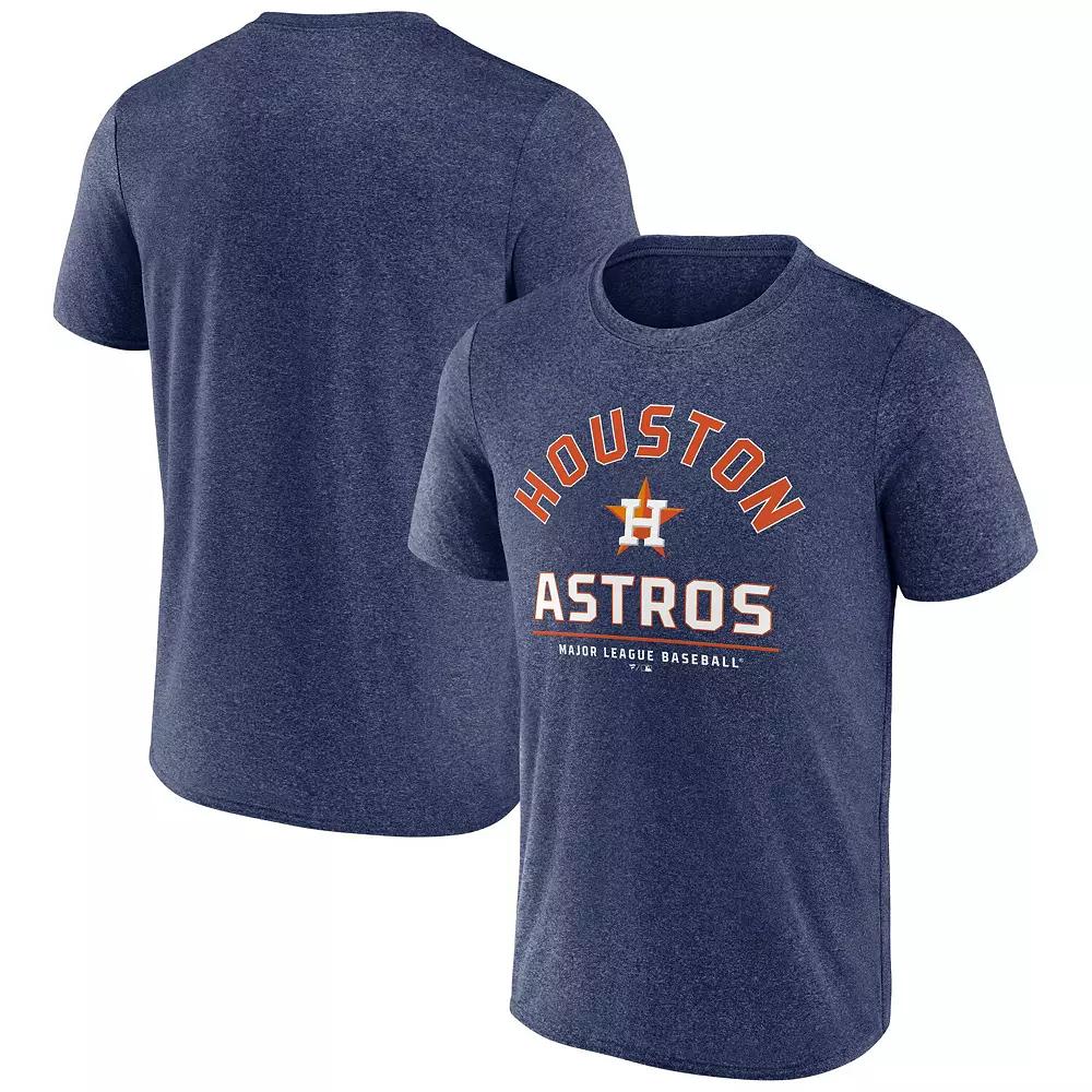 Men's Fanatics Heather Navy Houston Astros Front & Center T-Shirt,  Product Image