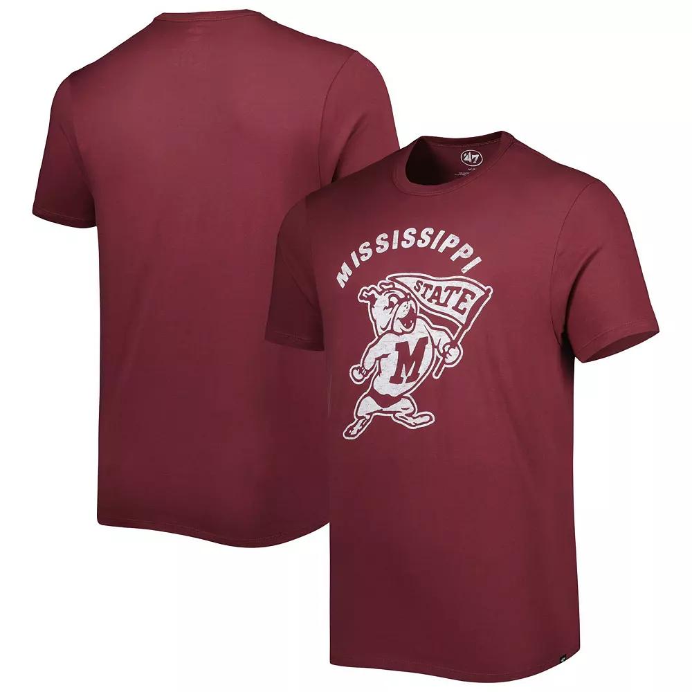 Men's '47 Maroon Mississippi State Bulldogs Premier Franklin T-Shirt,  Product Image