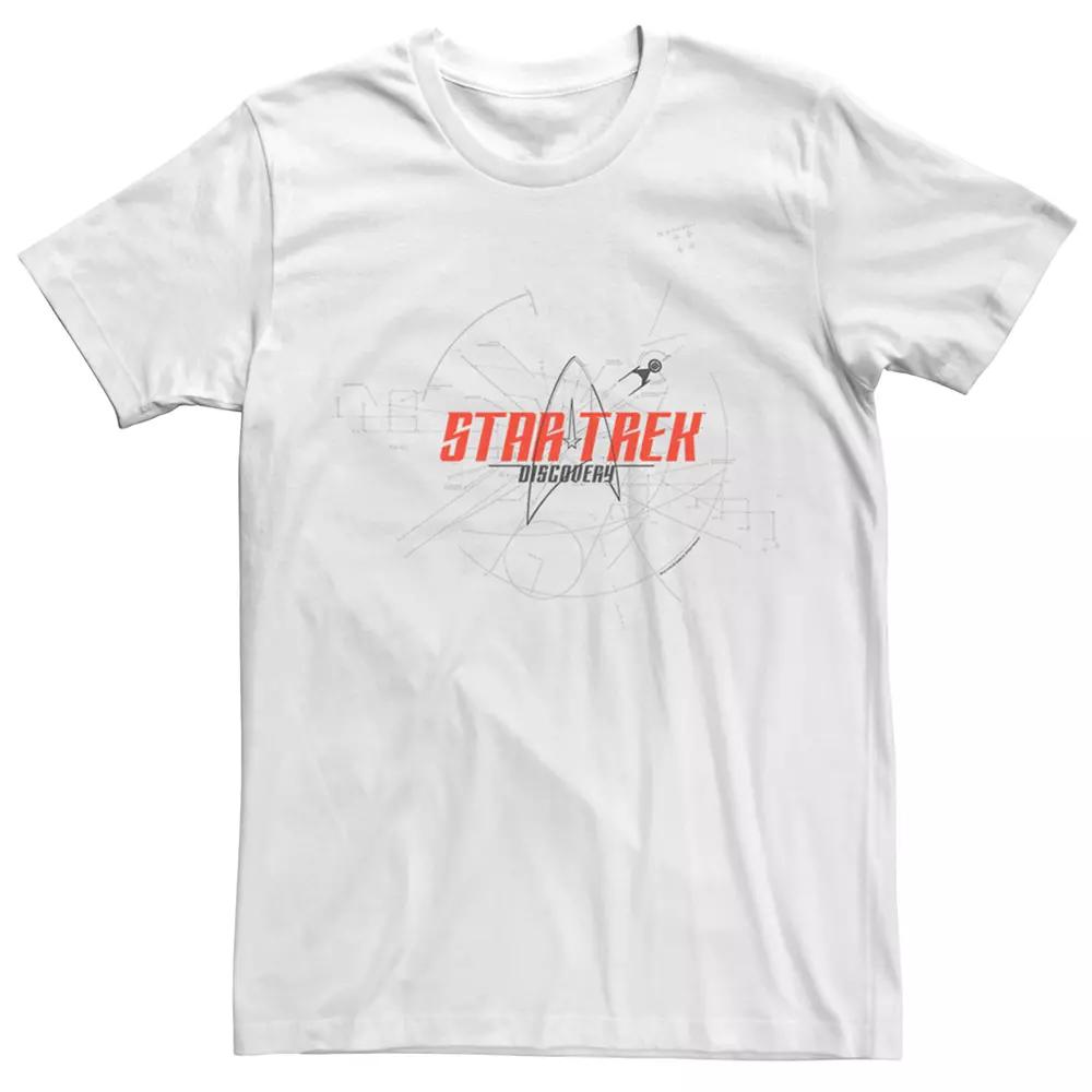 Men's Star Trek Discovery Schematic Logo Graphic Tee,  Product Image
