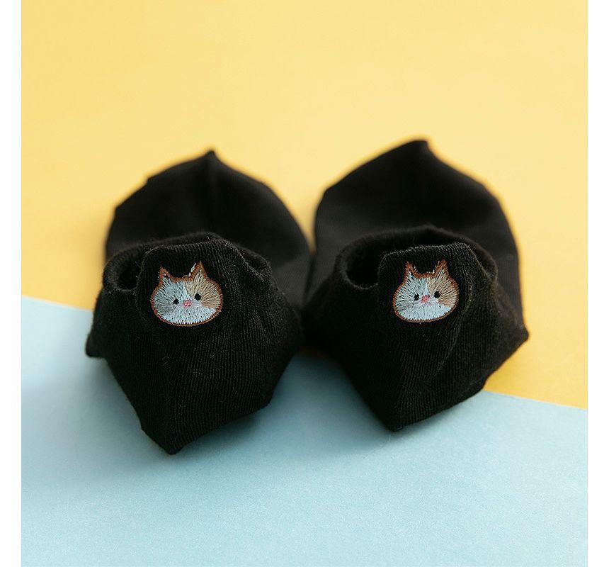 Cat Embroidered Socks Product Image
