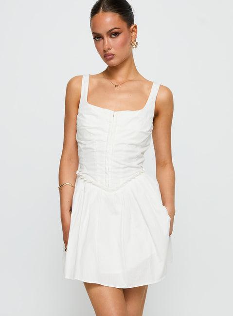 Wild Ideas Mini Dress White Product Image