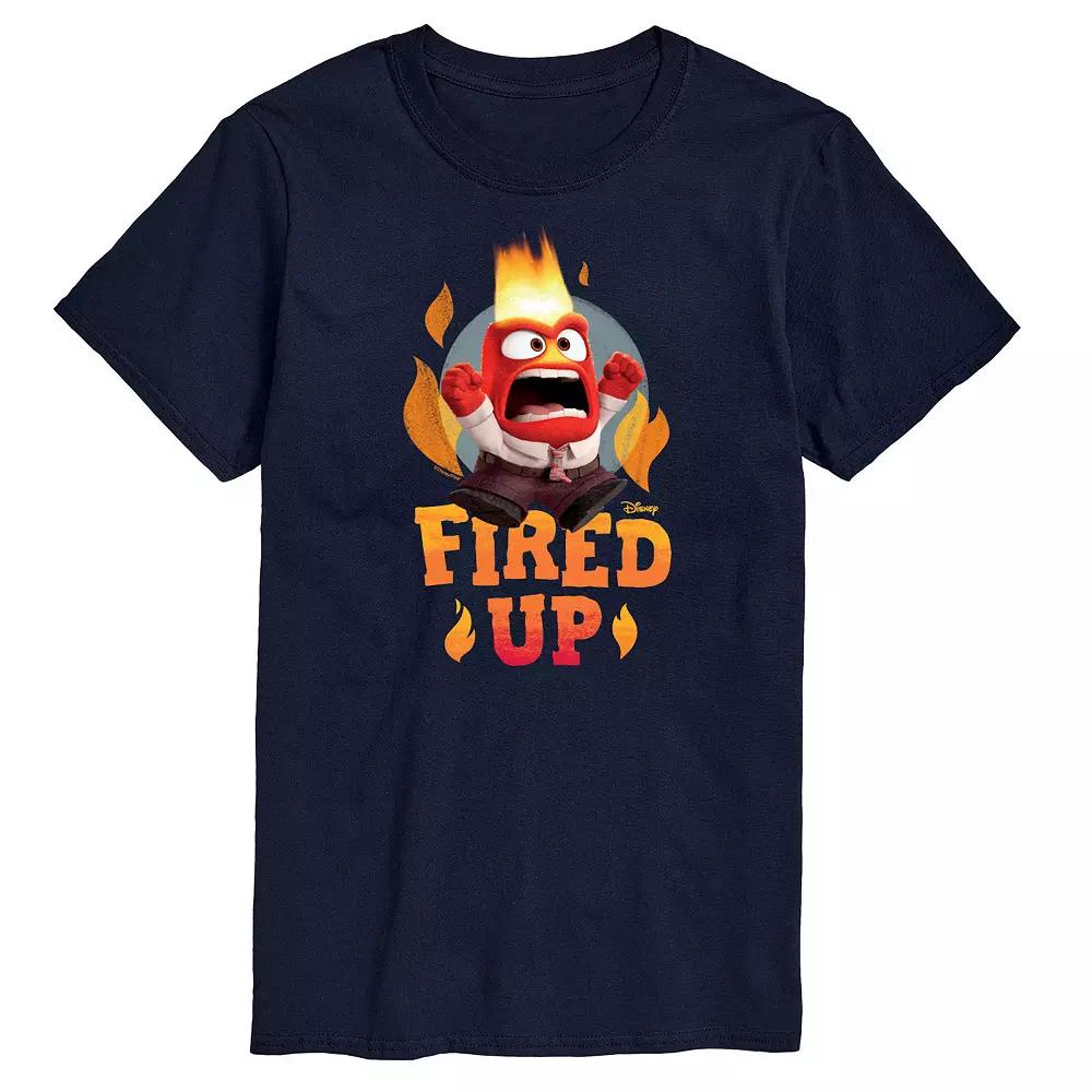 Big & Tall Disney / Pixar Inside Out Fired Up Tee, Men's,  Product Image