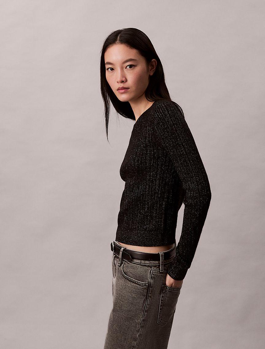 Lurex Merino Wool Blend Sweater Product Image