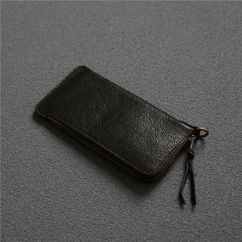 Genuine Leather Long Wallet Product Image