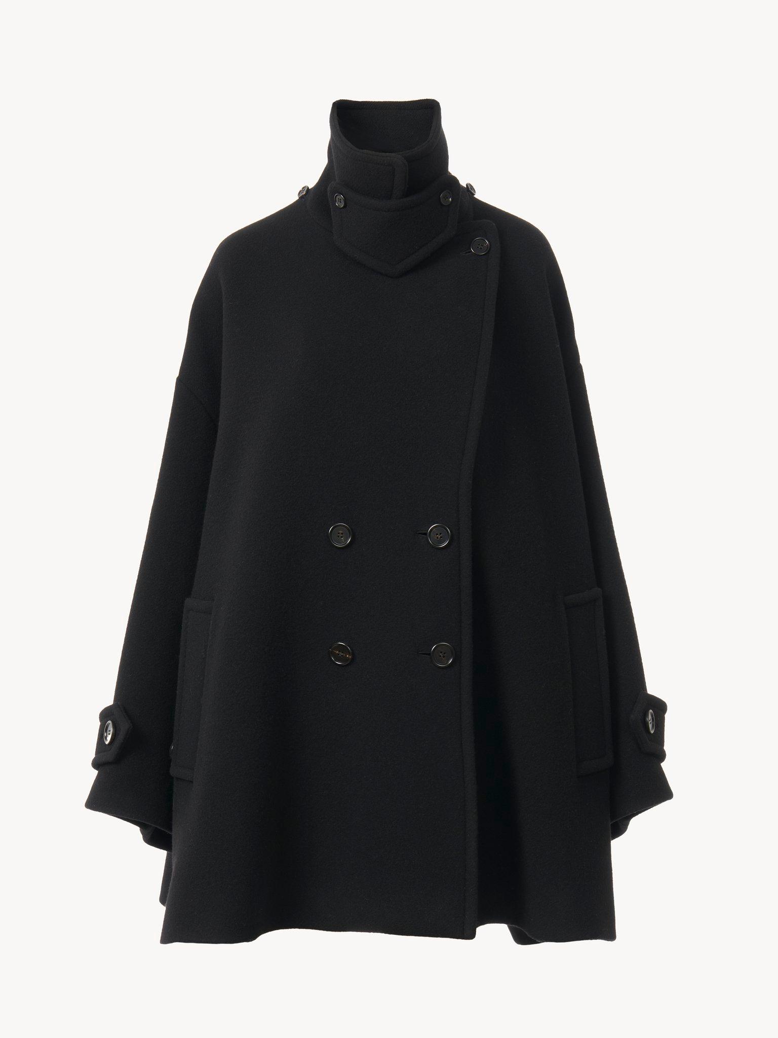 Oversized coat in wool Product Image