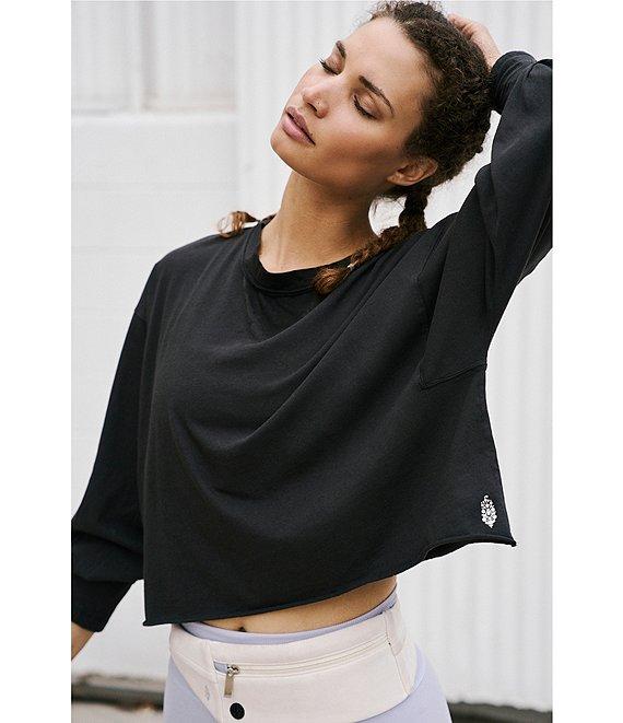 Free People FP Movement Inspire Layer Cropped Long Sleeve Shirt Product Image
